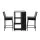 Gardeon 3-Piece Outdoor Bar Set: Wicker Table & Chairs with Cushions, Tempered Glass Top, Weather-Resistant Frame