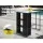 Gardeon 3-Piece Outdoor Bar Set: Wicker Table & Chairs with Cushions, Tempered Glass Top, Weather-Resistant Frame