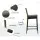 Gardeon 3-Piece Outdoor Bar Set: Wicker Table & Chairs with Cushions, Tempered Glass Top, Weather-Resistant Frame