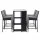 Gardeon 5-Piece Outdoor Bar Set - Stylish PE Wicker Design with Tempered Glass Table & Cushions for Patio Dining