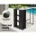 Gardeon 5-Piece Outdoor Bar Set - Stylish PE Wicker Design with Tempered Glass Table & Cushions for Patio Dining