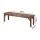 Gardeon 150cm Garden Bench 300kg Backless Solid Fir Wood Rustic Slatted Outdoor Seating Brown