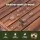Gardeon 150cm Garden Bench 300kg Backless Solid Fir Wood Rustic Slatted Outdoor Seating Brown