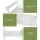 Gardeon White Wooden Garden Bench - 2 Seat Fir Wood Patio Furniture with Lattice Backrest, 250kg Capacity, 102x52x78cm