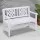 Gardeon White Wooden Garden Bench - 2 Seat Fir Wood Patio Furniture with Lattice Backrest, 250kg Capacity, 102x52x78cm