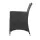 Gardeon 3PC Outdoor Bistro Set - Black Wicker Chairs & Glass Table, Weatherproof, UV-Resistant, Cushioned Comfort