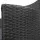 Gardeon 3PC Outdoor Bistro Set - Black Wicker Chairs & Glass Table, Weatherproof, UV-Resistant, Cushioned Comfort