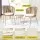 Gardeon 3PC Outdoor Bistro Set – Beige Rope Chairs & Table | Weather-Resistant Steel, Easy Assembly, 1-Year Warranty