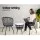 Gardeon 3PC Bistro Set - Black Outdoor Rattan Furniture with Cushioned Chairs & Tempered Glass Table, Weather-Resistant