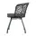 Gardeon 3PC Bistro Set - Black Outdoor Rattan Furniture with Cushioned Chairs & Tempered Glass Table, Weather-Resistant