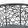 Gardeon 3PC Bistro Set - Black Outdoor Rattan Furniture with Cushioned Chairs & Tempered Glass Table, Weather-Resistant