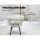 Gardeon 3PC Outdoor Bistro Set with Weather-Resistant Rattan, Tempered Glass Table, and Cushioned Grey Chairs for Patio