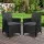 Gardeon Idris 2PC Outdoor Dining Chairs - PE Wicker, Steel Frame, Cushioned Comfort, UV & Weather Resistant, 84cm