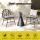 Gardeon 2x Black Wicker Patio Chairs - Steel Frame, Weather-Resistant, Indoor/Outdoor, No Assembly, 150kg Capacity