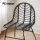 Gardeon 2x Black Wicker Patio Chairs - Steel Frame, Weather-Resistant, Indoor/Outdoor, No Assembly, 150kg Capacity