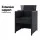 Gardeon Hugo 2PC Outdoor Wicker Dining Chairs, Foldable Backrest, UV-Resistant, Steel Frame, 55x55x86cm