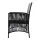 Gardeon 2PC Outdoor Wicker Dining Chairs - UV-Resistant, High-Density Foam Cushions, Powder-Coated Steel Frame