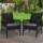 Gardeon 2PC Outdoor Wicker Dining Chairs - UV-Resistant, High-Density Foam Cushions, Powder-Coated Steel Frame
