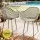 Gardeon 4PC Outdoor Dining Chairs - UV & Water-Resistant PP Lounge, Coffee Colour, Easy Clean, Indoor/Outdoor Use