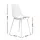 Gardeon 4PC White Outdoor Dining Chairs - UV & Weather-Resistant PP Frame, Metal Legs, 45x46x85cm, Indoor/Outdoor Use