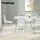 Gardeon 4PC White Outdoor Dining Chairs - UV & Weather-Resistant PP Frame, Metal Legs, 45x46x85cm, Indoor/Outdoor Use