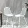 Gardeon 4PC White Outdoor Dining Chairs - UV & Weather-Resistant PP Frame, Metal Legs, 45x46x85cm, Indoor/Outdoor Use