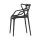 Gardeon Stackable Outdoor Dining Chairs - 4PC Set, Lightweight & UV-Resistant, Black Polypropylene, No Assembly Needed