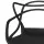 Gardeon Stackable Outdoor Dining Chairs - 4PC Set, Lightweight & UV-Resistant, Black Polypropylene, No Assembly Needed