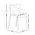 Gardeon 4PC Stackable Outdoor Dining Chairs, Lightweight PP Frame, Water & UV Resistant, Easy Clean, No Assembly