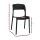 Gardeon 4PC Stackable Outdoor Dining Chairs, Black PP, 44x48x82.5CM, Water & UV Resistant, Indoor/Outdoor Use