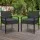 Gardeon 2PC Outdoor Dining Chairs - Stylish PE Wicker, High-Density Cushions, UV-Resistant, Powder-Coated Steel Frame