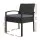 Gardeon Outdoor Wicker Chair - Stylish Indoor/Outdoor Patio Furniture with Cushions, UV & Weather-Resistant, Black/Grey