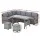 Gardeon 8-Seater Wicker Outdoor Dining Set with Steel Frame, UV-Resistant Cushions, Customisable Layout & Storage Table