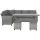 Gardeon 8-Seater Wicker Outdoor Dining Set with Steel Frame, UV-Resistant Cushions, Customisable Layout & Storage Table
