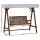 Gardeon 3-Seater Wooden Garden Swing Chair with Adjustable Canopy, Weather-Resistant Fir Wood & Removable Cushions
