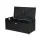 Gardeon 102L Wicker Outdoor Storage Bench, Black – Weather-Resistant, 300kg Capacity, with Cushion & Steel Frame
