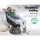 Gardeon Outdoor Papasan Chair: 360° Rotatable PE Wicker, 10cm Cushion, UV-Resistant, Black, Indoor/Outdoor Furniture