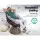 Gardeon Papasan Outdoor Chair - Brown PE Wicker, 360° Rotatable, UV-Resistant, 10cm Cushion, Steel Frame, 150kg Capacity
