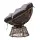 Gardeon Outdoor Papasan Chair & Wicker Table Set, Brown - Rotatable, UV-Resistant, Indoor/Outdoor, 10cm Cushion