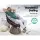 Gardeon Outdoor Papasan Chair & Wicker Table Set, Brown - Rotatable, UV-Resistant, Indoor/Outdoor, 10cm Cushion