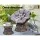 Gardeon Outdoor Papasan Chair & Wicker Table Set, Brown - Rotatable, UV-Resistant, Indoor/Outdoor, 10cm Cushion