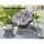 Gardeon Outdoor Papasan Chair & Wicker Table Set - Grey, UV-Resistant, 360° Rotatable, Indoor/Outdoor Garden Furniture