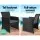 Gardeon 4-Piece Outdoor Sofa Set - Black Wicker with Cushions, Steel Frame, Tempered Glass Table, Weather-Resistant