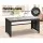 Gardeon 4-Piece Outdoor Sofa Set - Black Wicker with Cushions, Steel Frame, Tempered Glass Table, Weather-Resistant