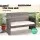 Gardeon 4-Piece Outdoor Sofa Set: Grey Rattan, Steel Frame, Cushions, Storage Cover, UV Resistant, Indoor/Outdoor Use