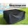 Gardeon 4-Piece Outdoor Sofa Set: Grey Rattan, Steel Frame, Cushions, Storage Cover, UV Resistant, Indoor/Outdoor Use