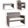 Gardeon 4-Piece Grey Outdoor Furniture Set: Rattan Sofa, Chairs & Table with Cushions, Weather-Resistant Wicker