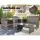 Gardeon 4-Piece Grey Outdoor Furniture Set: Rattan Sofa, Chairs & Table with Cushions, Weather-Resistant Wicker