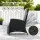 Gardeon Outdoor Recliner Chair with Adjustable Backrest Footrest and Side Table Black Wicker Patio Lounger