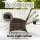 Gardeon Outdoor Recliner Chair - Adjustable Brown Wicker Lounge with Side Table, Steel Frame, High-Density Foam Cushion